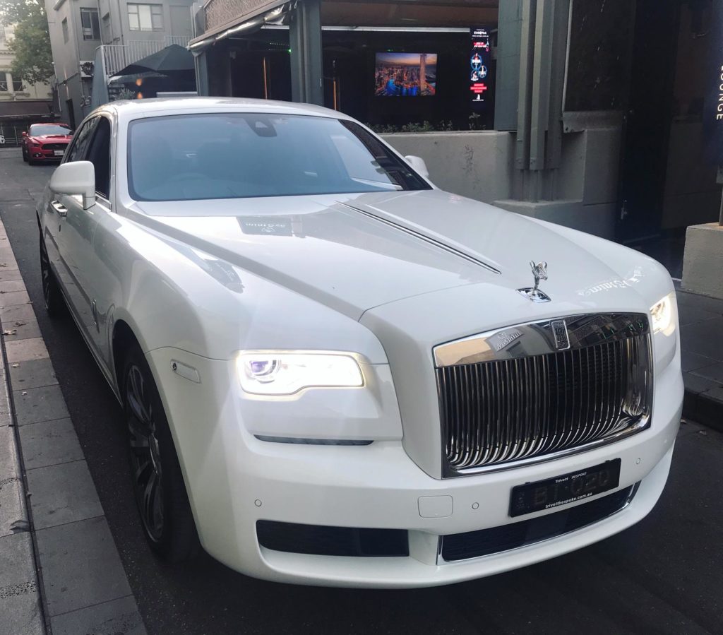 White Rolls Royce Ghost Exclusive Limousines